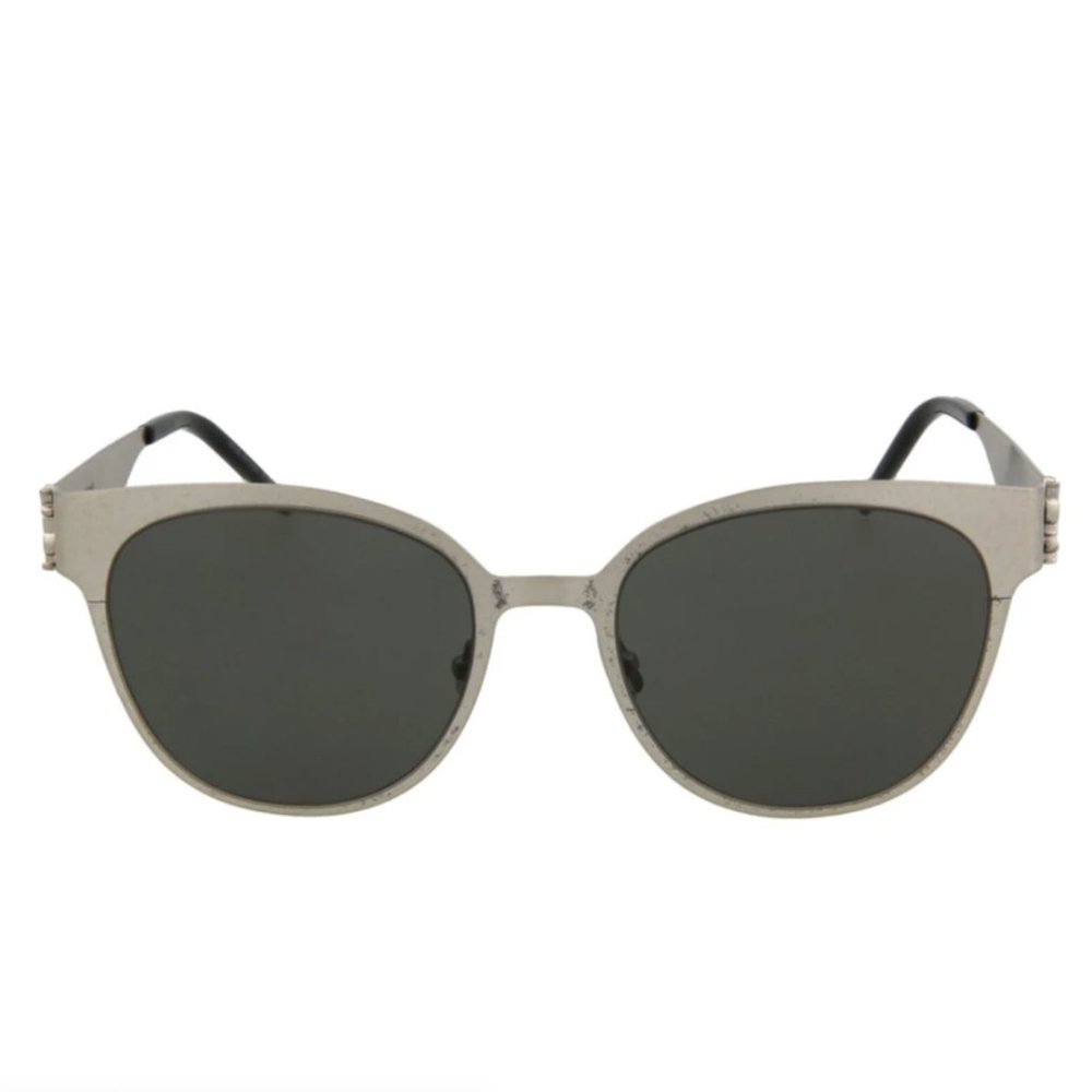 Saint Laurent Women's Grey Round Sunglasses! - Picture 2 of 3